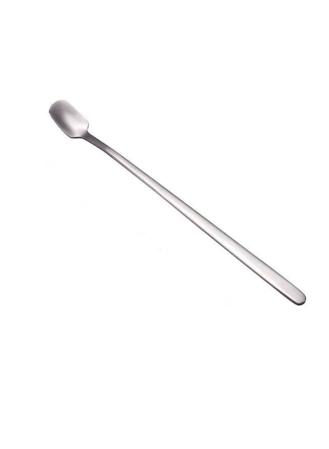 1pc 25cm مقبض طويل مربع رأس تحريك ملعقة المطبخ المنزلي الفولاذ المقاوم للصدأ ملعقة قهوة ملعقة الحلوى ملعقة اكسسوارات المطبخ - Image 2